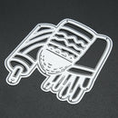 Cutting Die Decor Carbon Steel Hamburger French Fries Craft Embossing