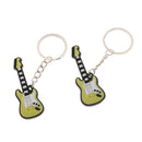 2x Creative Electric Guitar Keychain Car Key Chain Purse Bag Pendant Charm