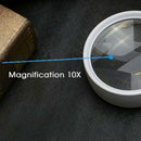 20 Times Magnifying Glass With Led Light Reading Handheld Magnifying Glass