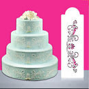 Lace Flower Border Edge Cake Stencil Decorating Sugarcraft Fondant BakingTool LJ