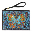 DIY Butterfly Special Shaped Diamond Painting Wristlet Clutch Women Wallet