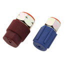 Retrofit 7/16 to 3/8 Conversion Adapter R12 to R134a High/Low AC Fitting