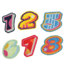 10pcs /Set 0-9 Number Embroidery Patches Applique for Sewing Crafts