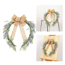 Artificial Garland 18 '' Wreath Door Farmhouse Showcase Wedding Party Decor