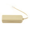 RJ11 6P4C to 6P4C 4 Way Telephone Line Modular Splitter Adapter Beige