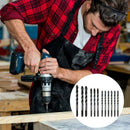 12Pcs Multi Purpose Carbide Tip Drill Bit Set Special Pear Head Drill Bits