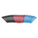 30pcs 6 Color Aluminum Alloy 53mm Darts Shafts Mixed Color 2BA Thread Dart Z