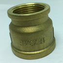 1 Pc Double Female Brass Thread Straight Adapter Connector Fitting DN25xDN20