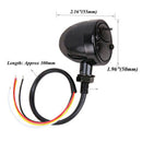 Motorcycle LED Black Brake Running Turn Signal Tail Light for Bobber Cafe