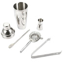 5PCS 750ML Stainless Steel Cocktail Jigger Mixer Bar Drink Shaker Bartend CRG