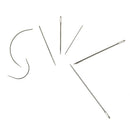 7Pcs Curved Hand Sewing Needles Set