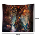 Wall Hanging Print Tapestry Beach Yoga Mat Home Decor (Style01)(200*150cm) SN9F