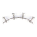 4 Sets Durable Stainless Steel Screws & Nuts Hardware for Kayak Track/ Rail LJ