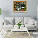 5D DIY Full Drill Diamond Painting Sleeping Cat Cross Stitch Embroidery Kit