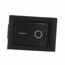 10 Pcs SPST Mini Black 2 Pin Rocker Switch AC 125V 10A 250V 6A S6D8