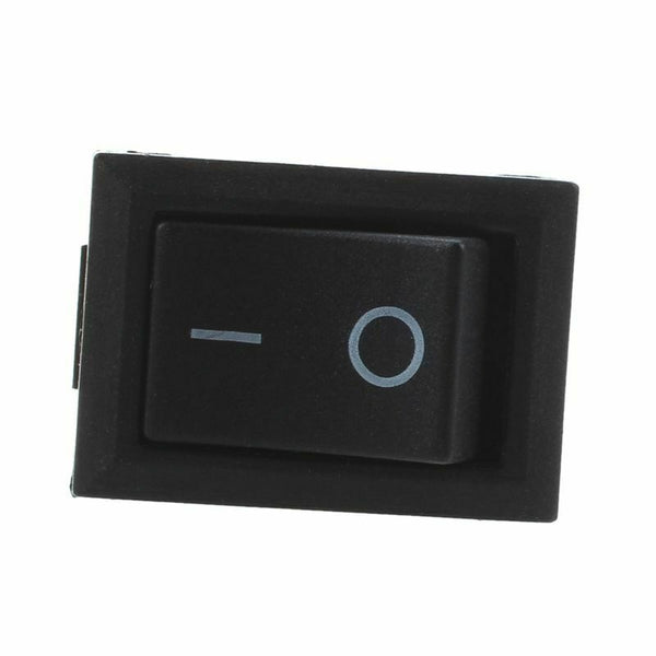 10 Pcs SPST Mini Black 2 Pin Rocker Switch AC 125V 10A 250V 6A S6D8