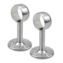 2 Pieces Curtain Rod Holder, Stainless Steel Wardrobe Rod Holder Wardrobe R C8J1