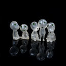 5Pcs Luminous Princess Mononoke Tree Elves Spirit Kodama Potted Garden Decor  FT