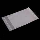 100 Pcs 4x5 Inches Clear Resealable Cello Cellophane Bags with Adhesive Closure