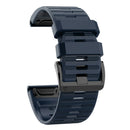 Silicone Band for Garmin Fenix 6 5 Forerunner 935 Quatix 5 (Midnight Blue) A
