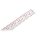 40cm 16 Inches Length Measure Clear Plastic Straight Edge Ruler B8G1
