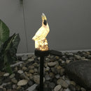 Solar Power LED Parrot Lawn Light Waterproof Garden Landscape Lamp (Yellow)