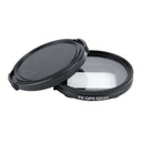 1 set of 52MM UV filter for GOPRO HERO5 + lens cover + adapter ring, Black D9N8