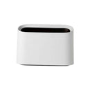 Nordic Style Desktop Trash Can Modern Oval Shatter-Resistant Plastic Small TT9L2