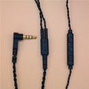 Upgrade Cable for ATH-IM01/02/03/04/IM50/70 Earphone Inline Mic Remote Audio