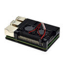 Armored box with dual fan cooling radiator kit for Raspberry Pi 3B+S Hn