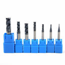 7Pcs 4 Flutes End Mill Set 50 Degree Cnc Milling Cutter Power Tools 1/2/3/4