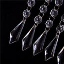 5  Crystal Clear Bead Garland Chandelier Hanging Wedding Supplies decor  LJ