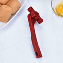 Red Manual Can Opener Safe Cut Lid Smooth Edge Side Steel Professional Stai W6B2