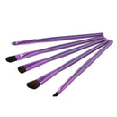 Stylish Eye Makeup Brushes Set Eyeshadow Eyebrow Tool  Round Can Packed A