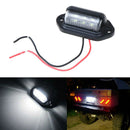 1Pc Waterproof 6 LED 12V License Plate Light Car Boat Truck Trailer Step Lamp MO