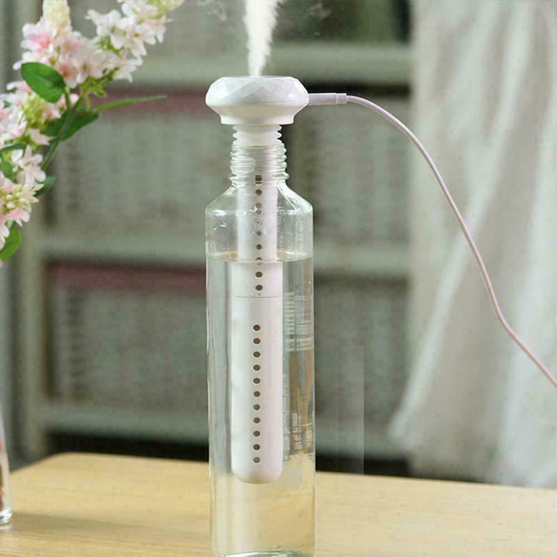 White USB Purified Air Mini Humidifier Portable Car Humidifier Portable P4O2