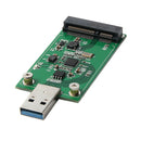 mSATA SSD To USB 3.0 Adapter Card Solid State Drive Converter Board