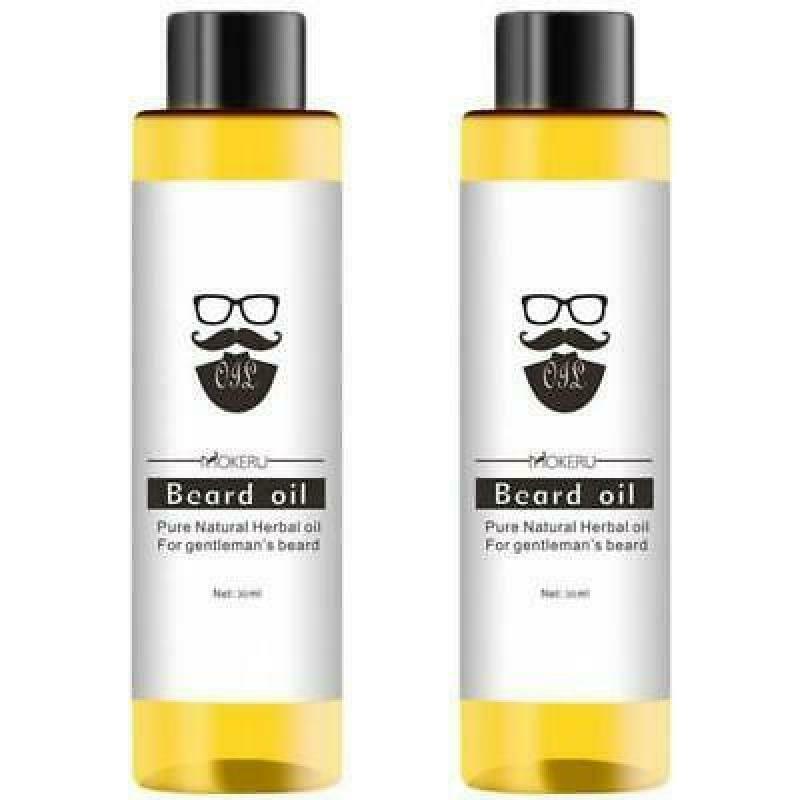 30ml Natural Organic Herbal Beard Growth Oil Mustache Moisturizing Essence Hair