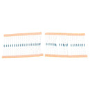 600pcs 30 Values x 20pcs 1/4W Resistor Kit Metal Film Resistors Assortment
