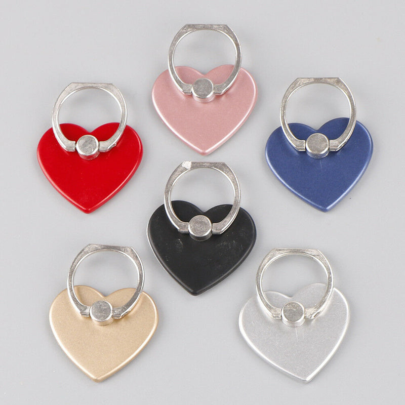 1Pc 360 degree heart phone holder holder for phone ring handset bracket Z