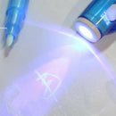 Invisible Magic Ink Pen Writing Secret Message Gadget With UV Light Stationery