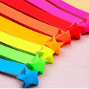 80pcs NewFunny Origami Lucky Star Paper Strips Folding Paper Ribbons Colors Gift