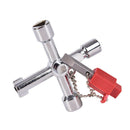 1pc Key Wrench Cross Switch Alloy Universal Square Wrench Tool For CupboardD Cy