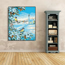40x50cm Two Birds Home Decor Art Pictures DIY Painting By Numbers Kit Gift