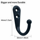 24 Pieces Coat Hooks Wall Mounted Robe Hook Single Coat Hanger No Scratch a S5W1