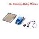 DC12v Relay Control Module Rain Sensor Water Raindrops Detection ModuleB Ew