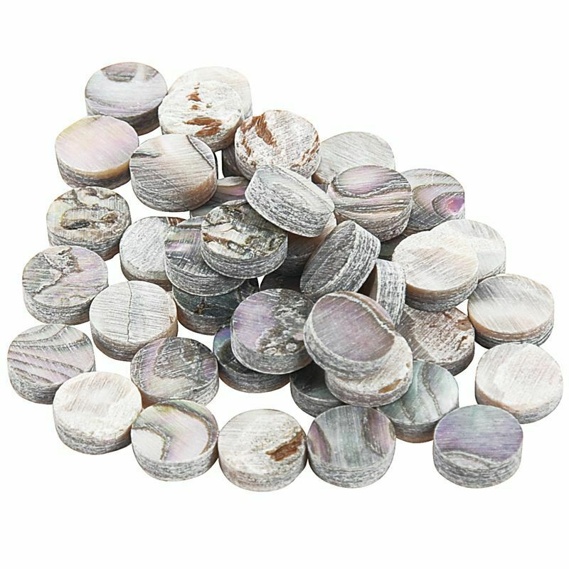 50x Guitar Accessories 6mm Multicolor Abalone Inlay Material Dots Guitar Pa