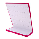 Velvet Jewelry Frame Tray Rings Earrings Display Board Rose Pink