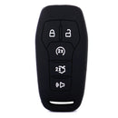 Silicone 5 Buttons Remote Key Cover Fob Case fit for Ford Fusion Mondeo F-150 Hf