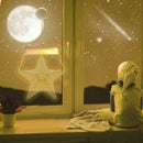 Star LED Fairy String Light Hanging Wall Lamp Wedding Party Window Decor